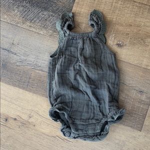Jamie Kay Baby Romper - Olive